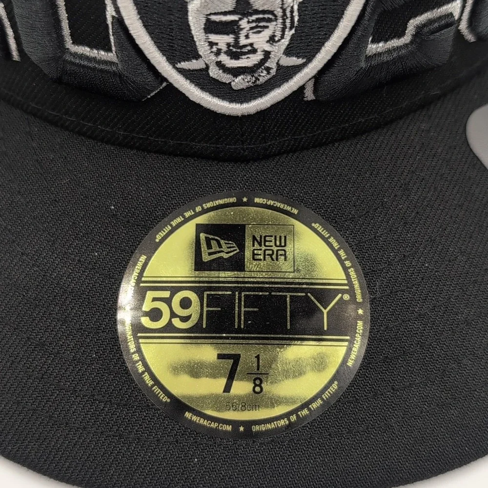 Las Vegas Raiders New Era 59fifty Fitted Hat 7 1/8 Welcome To Las Vegas Patch